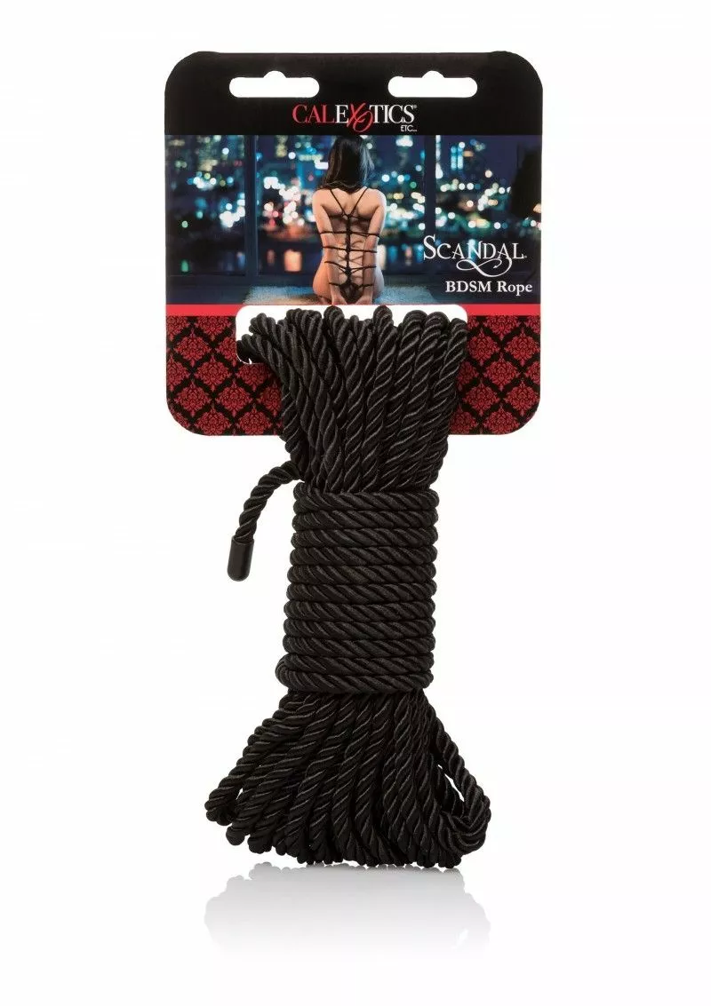 Scandal BDSM Rope - Zwart 10 Meter 2 Scandal BDSM Rope - Zwart 10 Meter - Afbeelding 2