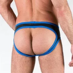 665 Leather - Neopreen Open Slip-Zwart-S -Lingerie Setjes Verkoopwinkel 136194 2