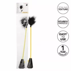 California Exotic Zweep Boundless Feather Crop -Lingerie Setjes Verkoopwinkel 14225 black 09