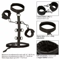 California Exotic Bondage Set Boundless Collar Restraint -Lingerie Setjes Verkoopwinkel 14228 black 06