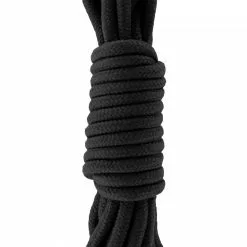 Hidden Desire Bondagetouw Zwart Katoen - 5 Meter