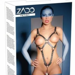 Zado Leren Harnas Met Dildo - S-L 7 Zado Leren Harnas Met Dildo - S-L -Lingerie Setjes Verkoopwinkel 20006441101 leren harnas verpakking