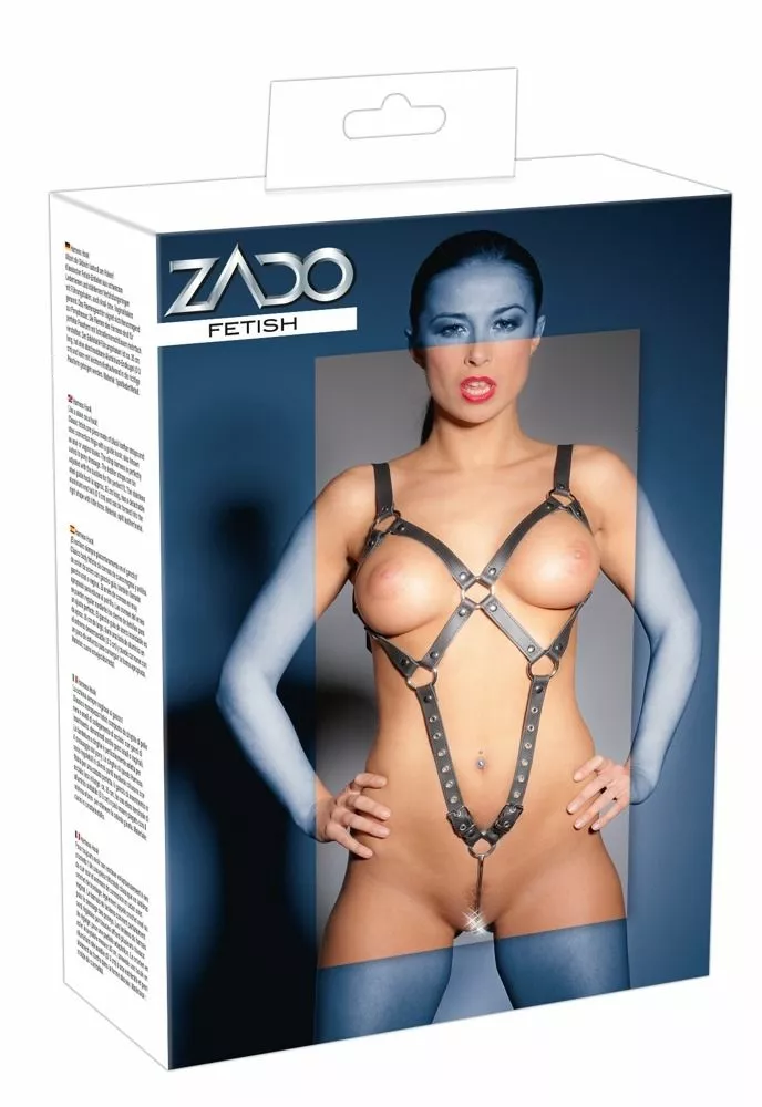 Zado Leren Harnas Met Dildo - S-L 4 Zado Leren Harnas Met Dildo - S-L - Afbeelding 4