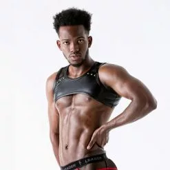 Leader Menswear Leader Sinner Harnas - Rood-S -Lingerie Setjes Verkoopwinkel 20502 red close scaled 04