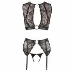 Cottelli Collection Bondage Suspender Set Met Kant-S 18 Cottelli Collection Bondage Suspender Set Met Kant-S -Lingerie Setjes Verkoopwinkel 22511161021 hollow nor b