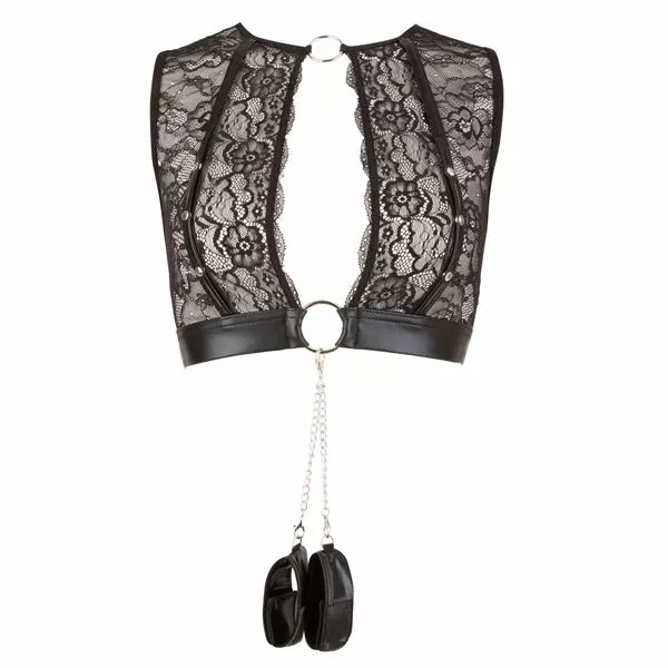 Cottelli Collection Bondage Suspender Set Met Kant-S 5 Cottelli Collection Bondage Suspender Set Met Kant-S - Afbeelding 5