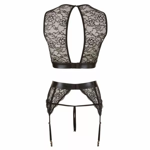 Cottelli Collection Bondage Suspender Set Met Kant-S 4 Cottelli Collection Bondage Suspender Set Met Kant-S - Afbeelding 4