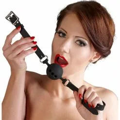 Bad Kitty Siliconen Gag Met 3 Gaten