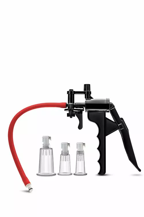 BLUSH PERFORMANCE Tepel En Clitoris Pomp Set Met Cilinders - Temptasia 1 BLUSH PERFORMANCE Tepel En Clitoris Pomp Set Met Cilinders - Temptasia