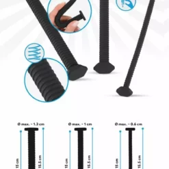 You2Toys Screw Dilator Set - Zwart -Lingerie Setjes Verkoopwinkel 4024144547319 afm
