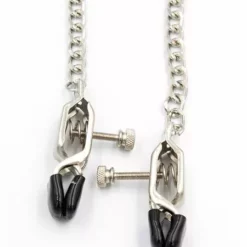 Mister B Pinch Accuklemmen -Lingerie Setjes Verkoopwinkel 660422 batteryclamp silver 01