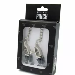 Mister B Pinch Accuklemmen -Lingerie Setjes Verkoopwinkel 660422 misterbpinch batteryclamps chain 00