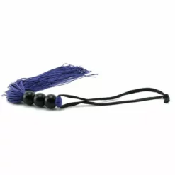 Sex And Mischief S&M Small Rubber Whip: Purple