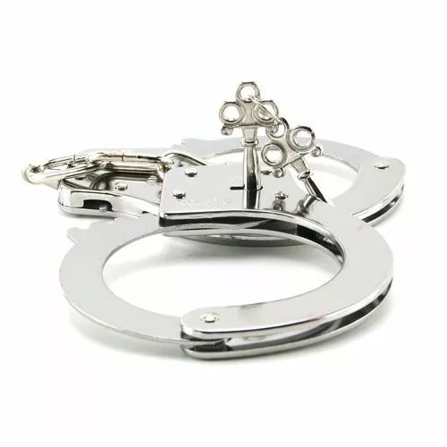 Sex And Mischief S&M Metal Handcuffs - Metal 3 Sex And Mischief S&M Metal Handcuffs - Metal - Afbeelding 3