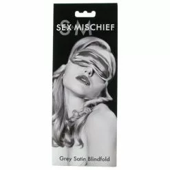 Sex And Mischief S&M Grey Satin Blindfold -Lingerie Setjes Verkoopwinkel 830238 5 2
