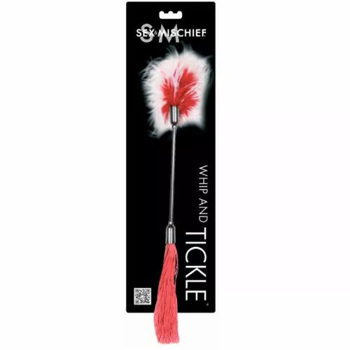 Sex And Mischief S&M Whip & Tickle: Red And White 5 Sex And Mischief S&M Whip & Tickle: Red And White - Afbeelding 5