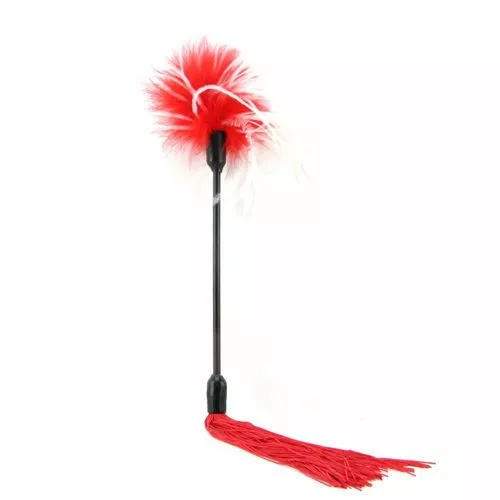 Sex And Mischief S&M Whip & Tickle: Red And White 1 Sex And Mischief S&M Whip & Tickle: Red And White