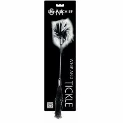 Sex And Mischief S&M Whip & Tickle: Black And White -Lingerie Setjes Verkoopwinkel 830250 5 2