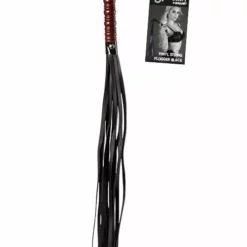 Guilty Pleasure Kunstleren Zweep Met Houten Handvat