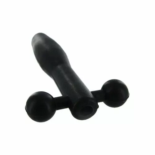 Master Series Silicone Cum-Thru Barbell Penis Plug 3 Master Series Silicone Cum-Thru Barbell Penis Plug - Afbeelding 3
