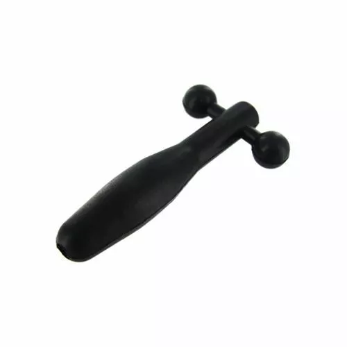 Master Series Silicone Cum-Thru Barbell Penis Plug 1 Master Series Silicone Cum-Thru Barbell Penis Plug