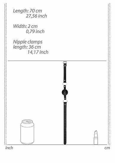 Ouch! Adembare Ball Gag Met Tepelklemmen - Zwart 5 Ouch! Adembare Ball Gag Met Tepelklemmen - Zwart - Afbeelding 5