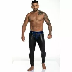 GIGO Leggings Zipper - Fetiche Blue-S