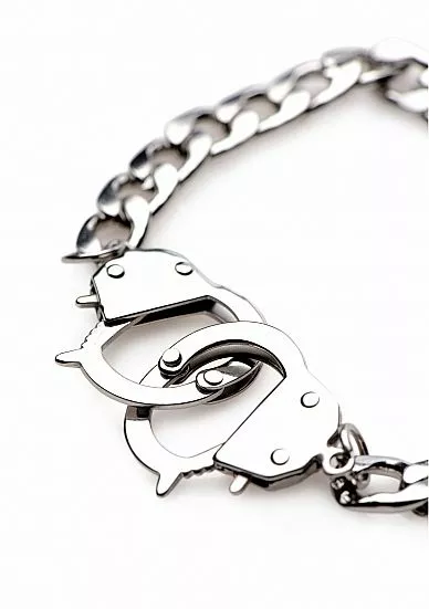 Master Series Armband Cuff Him Handcuff - Zilver 2 Master Series Armband Cuff Him Handcuff - Zilver - Afbeelding 2