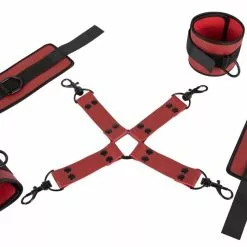 Bad Kitty Hogtie - Rood/ Zwart 7 Bad Kitty Hogtie - Rood/ Zwart -Lingerie Setjes Verkoopwinkel badkitty3 8