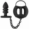 Black Velvets Ball Cage Met Buttplug