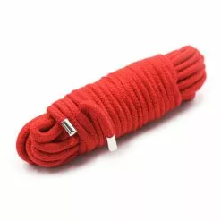 Kiotos BDSM Bondage Katoenen Touw Rood - 20 Meter