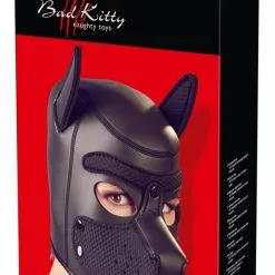 Bad Kitty BDSM Hondenmasker - Zwart -Lingerie Setjes Verkoopwinkel bdsm hondenmasker zwart verpakking