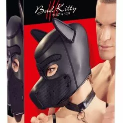 Bad Kitty BDSM Hondenmasker - Zwart -Lingerie Setjes Verkoopwinkel bdsm hondenmasker zwart verpakt