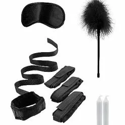 Ouch! Bed Boeien BDSM Kit - Zwart