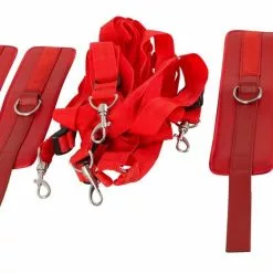 Bad Kitty Bed Boeien Voor Onder Het Matras - Rood -Lingerie Setjes Verkoopwinkel bed boeien voor onder het matras rood los