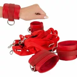 Bad Kitty Bed Boeien Voor Onder Het Matras - Rood -Lingerie Setjes Verkoopwinkel bed boeien voor onder het matras rood vb