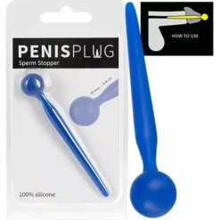 You2Toys Blauwe Penisplug Met Sperma Stopper