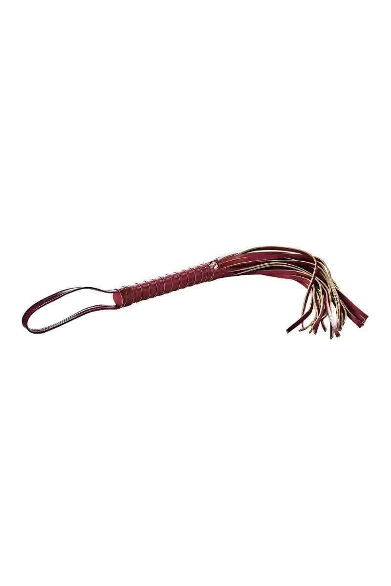 Dreamtoys Blaze Elite Flogger - Rood 2 Dreamtoys Blaze Elite Flogger - Rood - Afbeelding 2