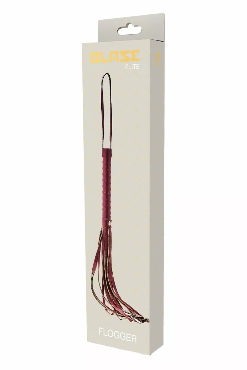 Dreamtoys Blaze Elite Flogger - Rood 3 Dreamtoys Blaze Elite Flogger - Rood - Afbeelding 3