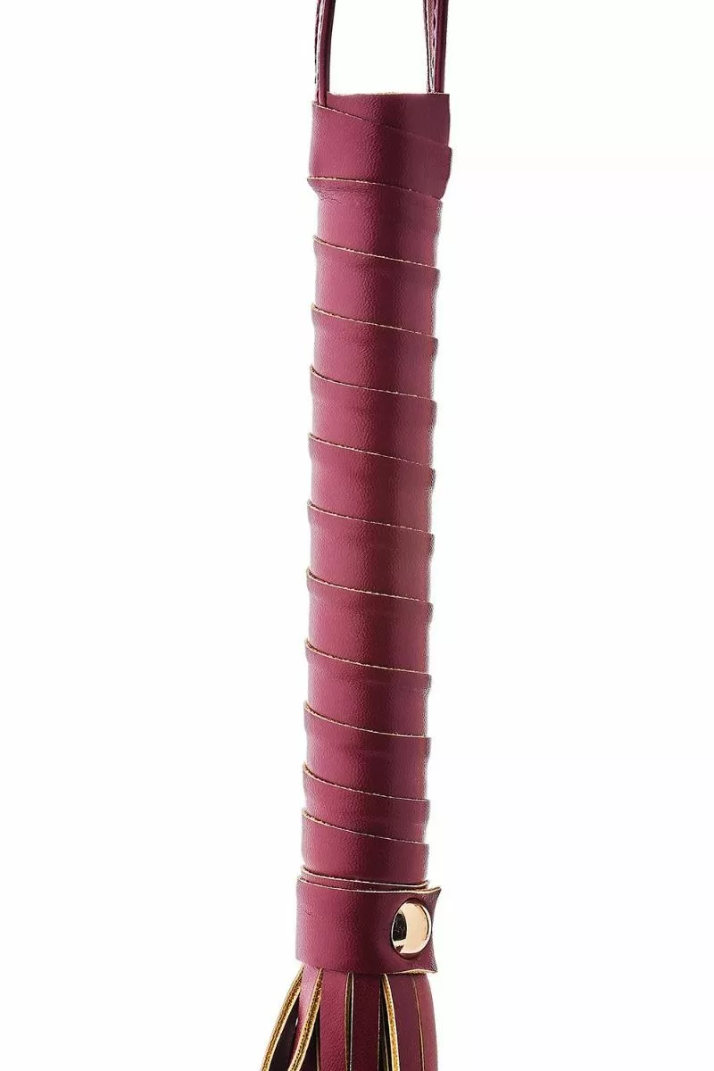 Dreamtoys Blaze Elite Flogger - Rood 5 Dreamtoys Blaze Elite Flogger - Rood - Afbeelding 5