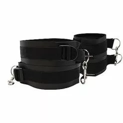 Sportsheets - Boeienset Voor Dijbeen En Polsen - Zwart