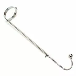 Rimba Bondage Haak Met Halsband - RVS