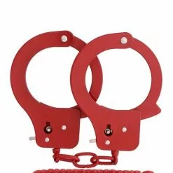 Dreamtoys Bondage Set Met Handboeien En Touw - Rood