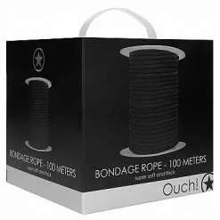 Ouch! Bondage Touw 100 Meter - Zwart 10 Ouch! Bondage Touw 100 Meter - Zwart -Lingerie Setjes Verkoopwinkel bondage touw 100 meter zwart verpakt