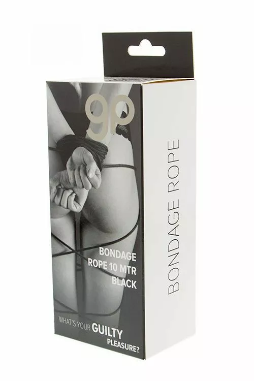 Guilty Pleasure Bondage Touw 10 Meter - Zwart 2 Guilty Pleasure Bondage Touw 10 Meter - Zwart - Afbeelding 2