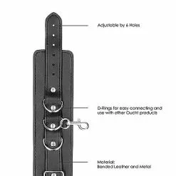 Ouch! Bonded Leather Hogtie Met Hand- & Enkelboeien -Lingerie Setjes Verkoopwinkel bonded leather hogtie met hand enkelboeien 12