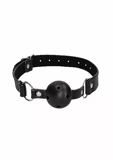 Ouch! Breath Ball Gag - Zwart 1 Ouch! Breath Ball Gag - Zwart