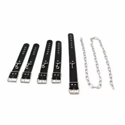 BLACK LABEL Budget Body Restraints Set Zwart 9 BLACK LABEL Budget Body Restraints Set Zwart -Lingerie Setjes Verkoopwinkel budget body restraints set zwart voor