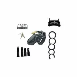 FUKR Kuisheidskooi CB-6000S -Lingerie Setjes Verkoopwinkel cage de chastete mini locky 6 x 32 cm noire 4