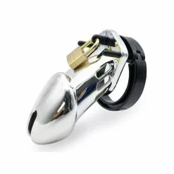 BLACK LABEL Peniskooi Silver Cage -Lingerie Setjes Verkoopwinkel cage de chastete silver 9 x 33 cm